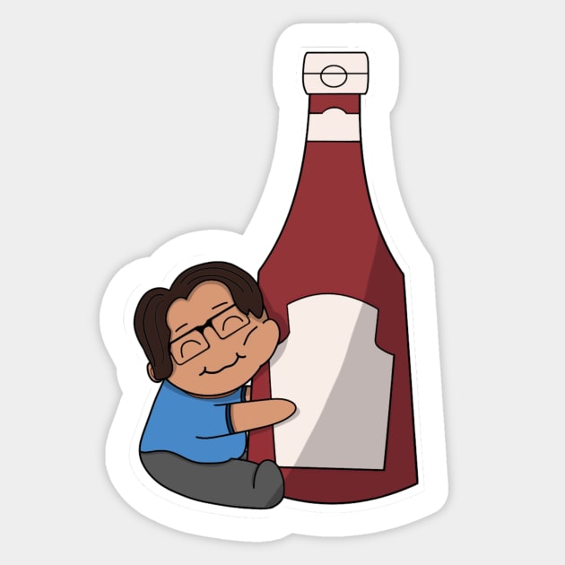 Ketchup Lover Sticker by Christine_JN